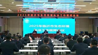 临沂市召开2025年全市生态环境执法工作视频会议