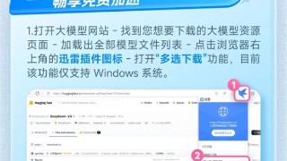 迅雷：用户下载AI大模型 提供免费加速服务