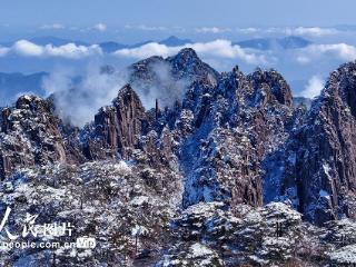 安徽黄山：雪景如画