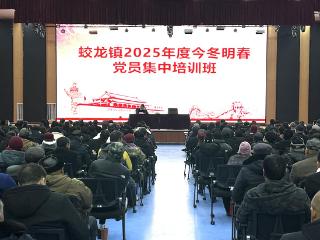 临沭县蛟龙镇开展2025年度党员集中培训班活动