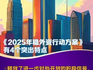 权威数读丨2025稳外资行动方案发布 高水平对外开放再升级