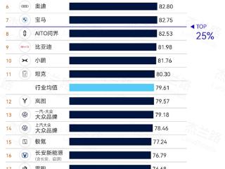 2024下半年新能源汽车售后能力排名：小米汽车超蔚来、奔驰 拿下第一