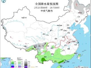 中央气象台：未来三天西南地区东部至长江中下游地区有阴雨