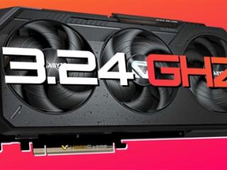 AMD RX 9070 XT显卡狂飙频率：最高竟超过3.2GHz