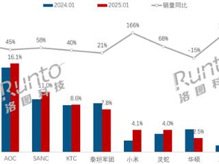 中国电竞显示器线上销量TOP10：小米增长最快、三星跌出前10