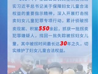 公安部：2024年侦破拐卖现案、积案550余起