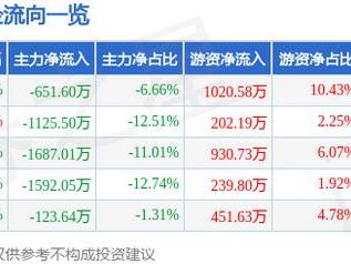 锦泓集团（603518）2月25日主力资金净卖出651.60万元