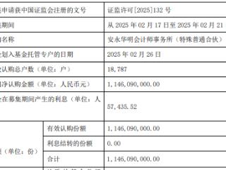 华泰柏瑞上证科创板综合ETF成立 规模11.46亿元