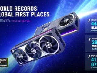 一举打破六项记录！ROG Astral夜神RTX 5090频率狂飙3.45GHz