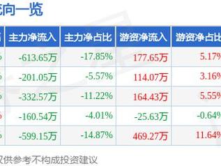 罗普特（688619）2月28日主力资金净卖出613.65万元