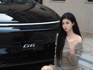 2025款小鹏G6新车上市 第一波美女小姐姐照片出炉