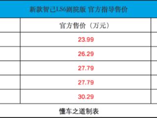 新智己LS6剧院版，配置全面升级，限时价21.99万起