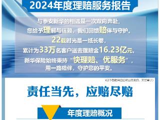 2024年度新华保险泰安中支理赔服务年报