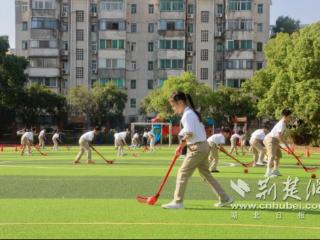 校园变身“欢乐谷” 小学生大课间运动释放“多巴胺”