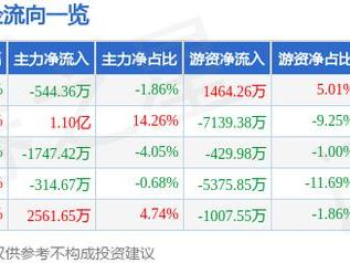 宝丰能源（600989）3月4日主力资金净卖出544.36万元