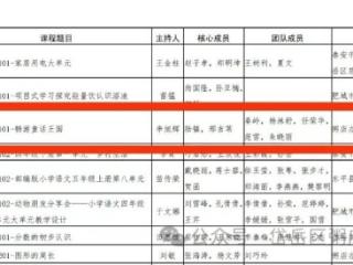 岱岳区粥店街道过驾院小学教师团队荣获小学语文省级“优课”！