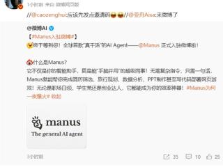 全球首款“真干活”的AI智能体！Manus中国官微上线 网友在线求邀请码