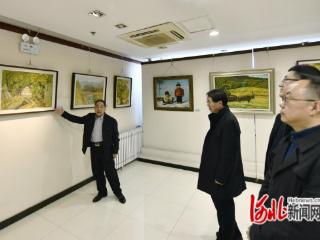 组图｜迁安市举办“万象于心 故乡情真”滕国富绘画作品展