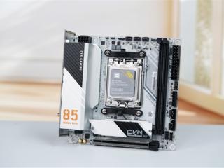 小巧迷你！七彩虹CVN B850I GAMING FROZEN V14主板图赏