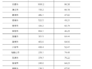 ﻿2024年末安徽省常住人口6123万人，合肥市人口超千万