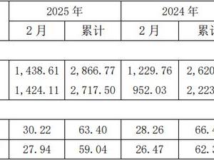 陕西煤业2025年2月煤炭产量同比增16.98% 自产销量同比增49.59%