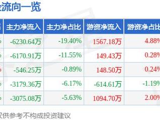 特发服务（300917）3月10日主力资金净卖出6230.64万元