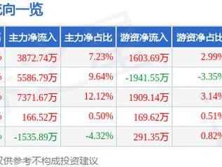 新雷能（300593）3月11日主力资金净买入3872.74万元