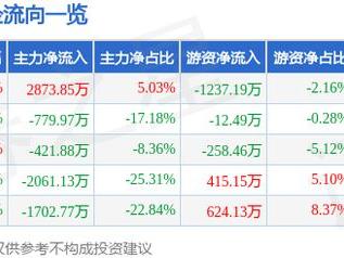 田中精机（300461）3月12日主力资金净买入2873.85万元