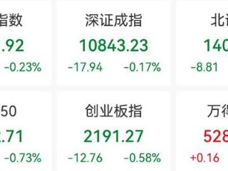 创业板指跌0.58% 脑机接口概念逆市活跃