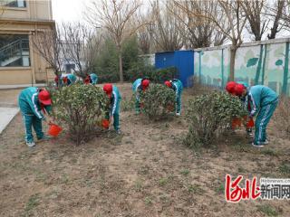 高邑县太行路小学开展植树节系列活动