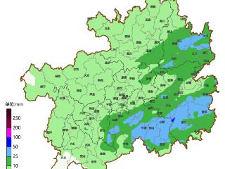 今明两天，贵州多阵雨或雷雨 局地伴有强对流天气