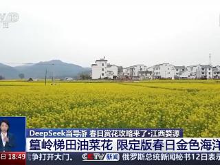 DeepSeek当导游 春日赏花攻略来了