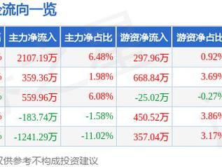 迦南智能（300880）3月13日主力资金净买入2107.19万元