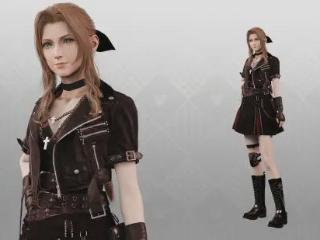 《FF7重生》蒂法爱丽丝性感MOD：黑衣尽显女王范