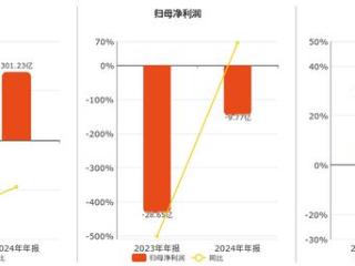 ST中泰(002092.SZ)：2024年年报净利润为-9.77亿元，同比亏损减少