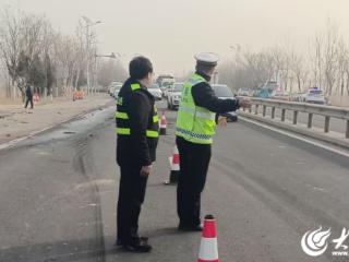 德州公路武城分中心依托“路警联动”机制处置突发事件保障道路安全畅通