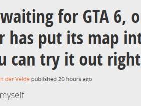 等不及《GTA6》？大佬做地图Mod提前体验罪恶都市!