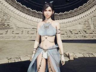 《FF7重生》蒂法mod：超美泳装热情美人鱼