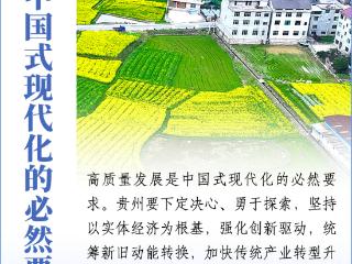 看图学习丨在中国式现代化进程中展现新风采 总书记战略指引贵州高质量发展