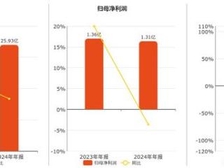 电工合金(300697.SZ)：2024年年报净利润为1.31亿元、同比较去年同期下降3.62%