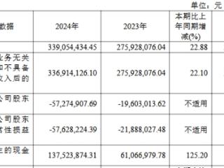 瑞华泰2024年净利续亏 2021年上市两募资共6.99亿