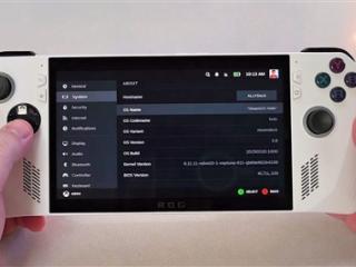 ROG游戏掌机成功安装SteamOS：性能不输Steam Deck