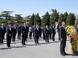 农行济南市中支行开展“赓续红色血脉 传承奋斗精神”清明活动