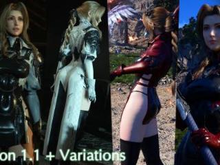 《FF7重生》爱莉丝MOD！第一后裔绝美紧身战衣