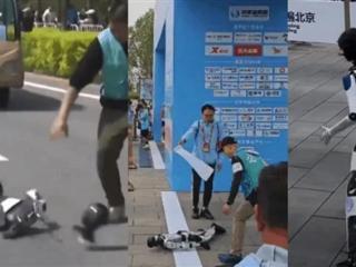 一场马拉松扒光了中国机器人的底裤 属实有点幽默了