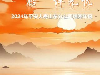 平安人寿山东分公司2024年理赔年报
