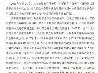 王传福大手笔，比亚迪分红上百亿