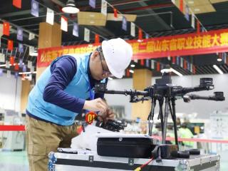 第二届山东省无人机植保技能大赛在山东交通技师学院鸣锣开赛