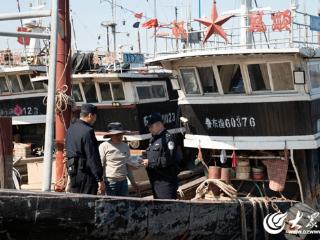 东营市警用复合翼无人机巡航 迎接伏季休渔