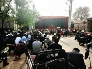 山东梆子惠民演出走进于官屯村 助力乡村文明